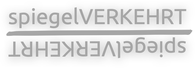 Logo der Theatergruppe Spiegelverkehrt